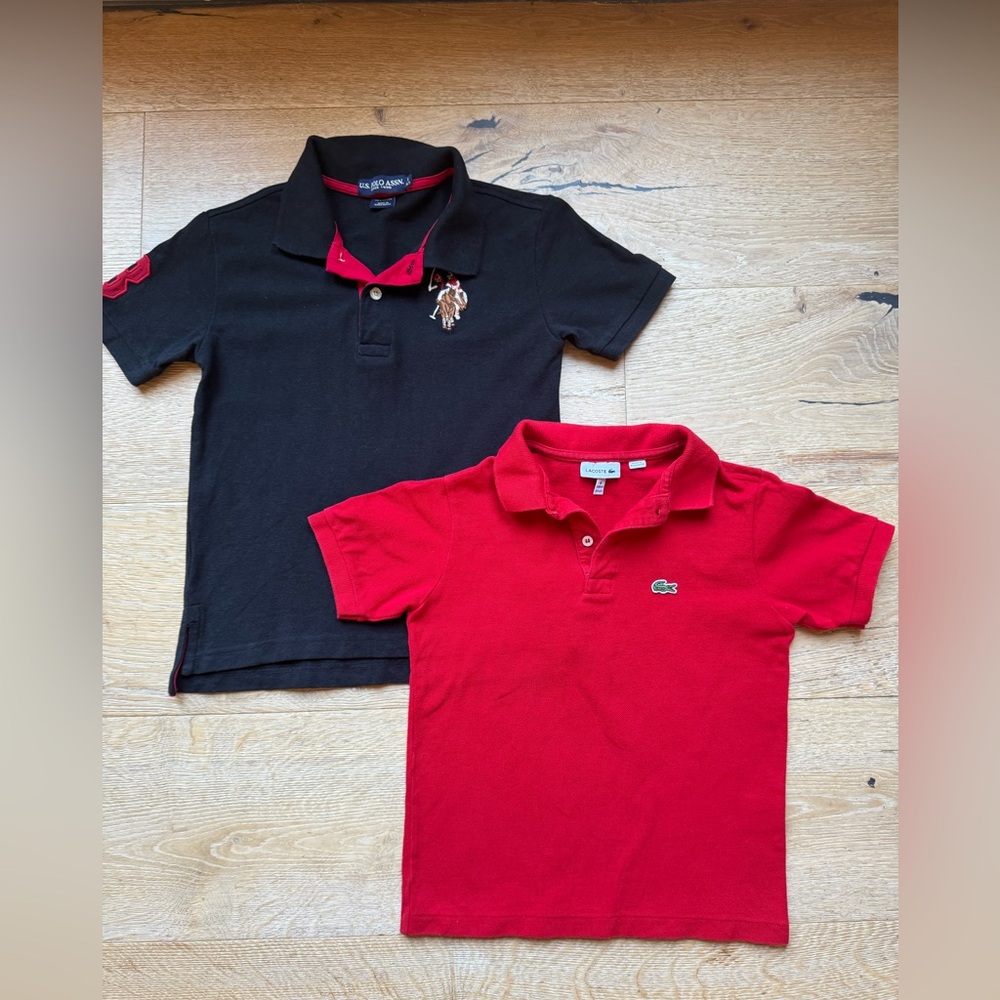 LACOSTE/POLO pique boys polo Sz 6  price firm!